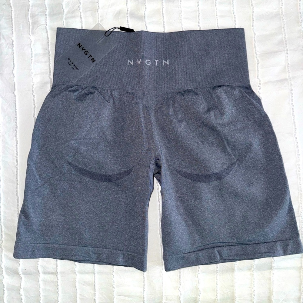 Gray NVGTN Shorts